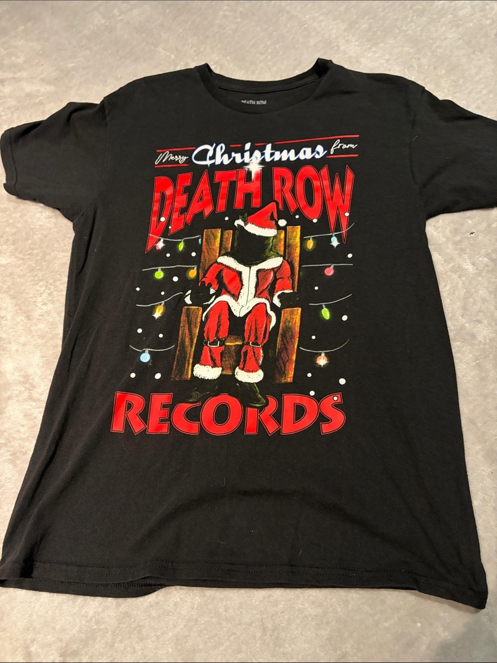 Death Row Records Christmas Tee